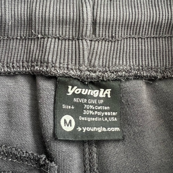 Young LA Nardo Gray Drawstring Shorts - Size Medium - Picture 5 of 8
